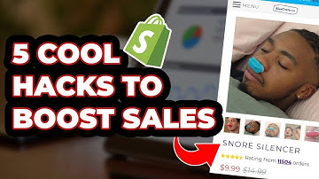 5 COOL Hacks To Boost Sales Drop Shipping On Shopify (COMPLETELY NEW)