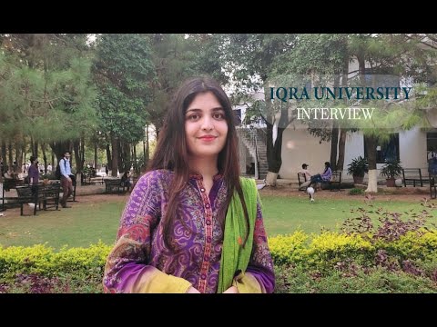Asking IQRA UNIVERSITY Students about their University Life | Interview-IQRA UNIVERSITY ISLAMABAD