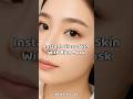 Instant Glass Skin with Rice Mask ✨ Korean Beauty Secret Revealed! #glassskin #glowingskin