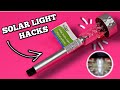 SOLAR LIGHT HACKS | Amazing things you can do with Dollar Store solar lights