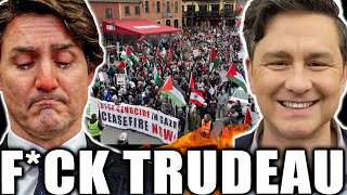 Massive F*Ck Trudeau Protest Breaks Out In Canada