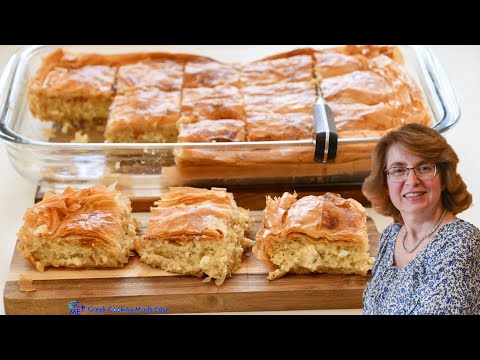 Savory, crispy Bougatsa aka Tyropita w/Phyllo pastry -  ()    