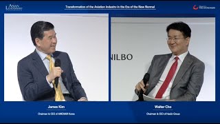 Asian Leadership Conference 2022 - Chairman & CEO James Kim (AMCHAM Korea) & Walter Cho (Hanjin)