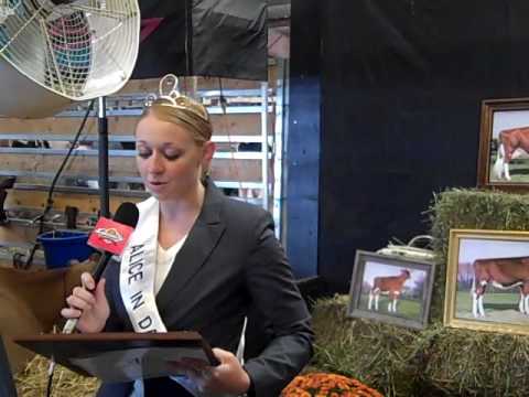 Alice in Dairyland Reads the Cow of the Year Proclamation