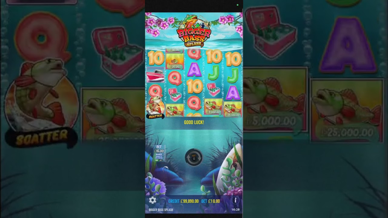 Bigger Bass Splash Slot Game Review Gameplay - casinobillionaire blog 