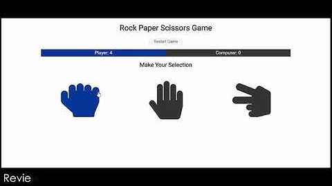 Rock Paper Scissors Game In JavaScript With Source Code | Source Code & Projects