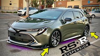 HOW TO INSTALL RSR LOWERING SPRINGS I TOYOTA COROLLA HATCHBACK 2019 2020 2021 2022