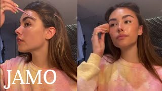 Madison Beer's Guide To Dewy Skin \& Soap Brows | SOCIAL GLAM | JAMO