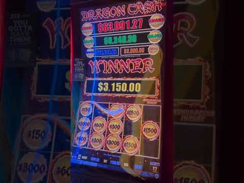 Unbelievable $150 Bet 🎲 Witness the Record Breaking $12,600 Win on Dragon Cash Slot Machine #shorts