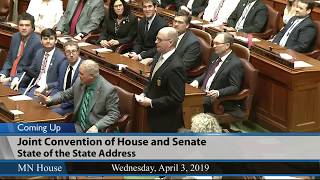 House Floor Session - part 2 / Joint Convention / State of the State Address  4/3/19