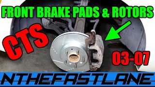 ▶️How To Remove And Replace Front Brakes On A Cadillac CTS🔧