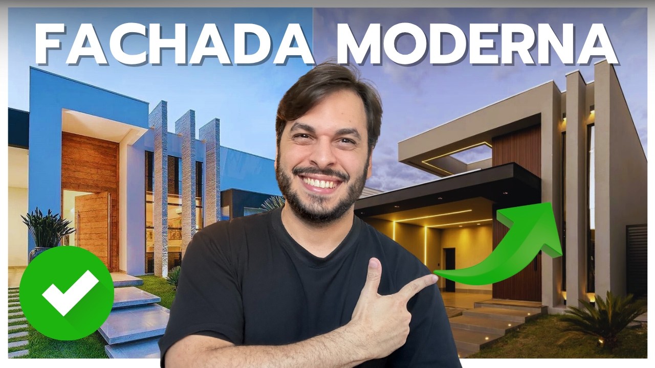 8 Elementos para FACHADA de CASA MODERNA!