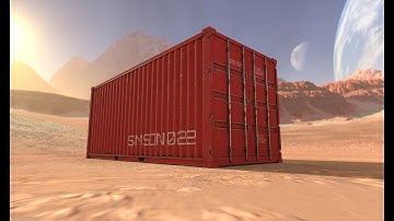 Shipping Container Blender, Substance Time-lapse