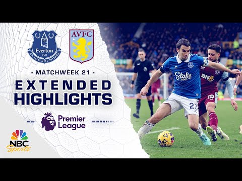 Everton v. Aston Villa | PREMIER LEAGUE HIGHLIGHTS | 1/14/2024 | NBC Sports