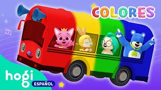 Colorido Bus de Hogi | Aprende los Colores con Autobuses | Canción de Colores | Hogi en español