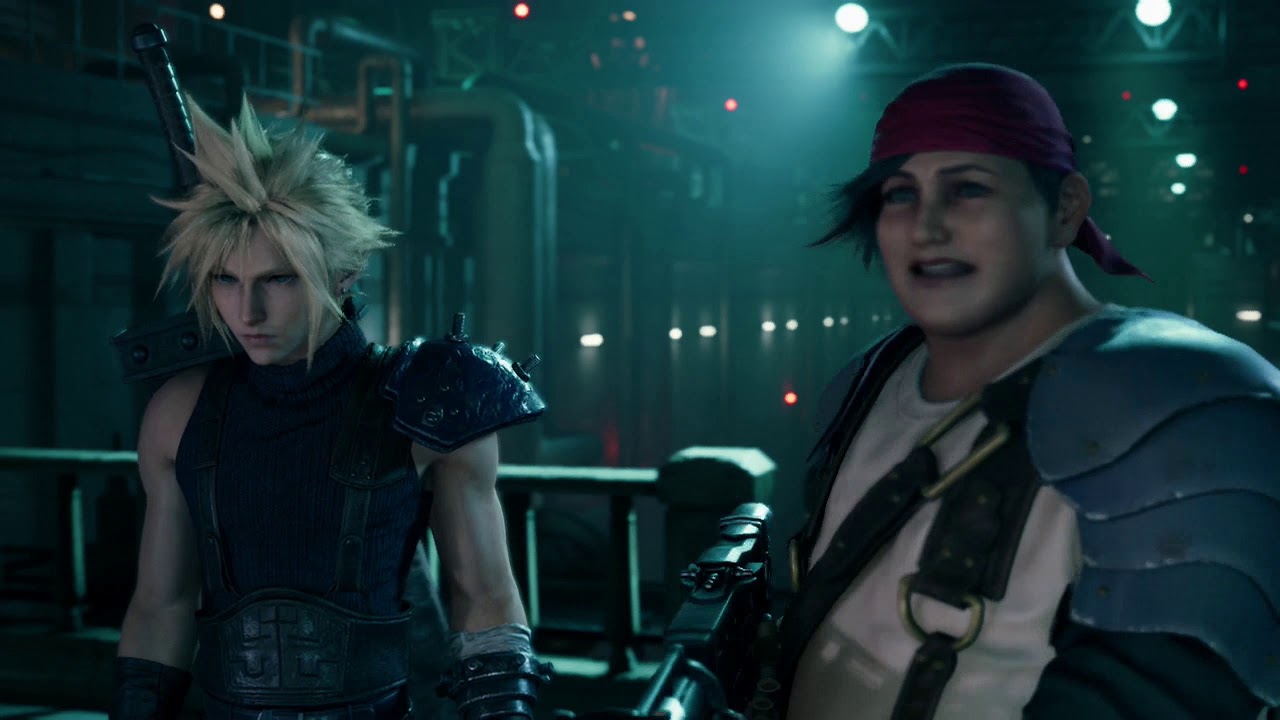 What is this? dynasty warriors?? inside kids play FF7 demo YouTube