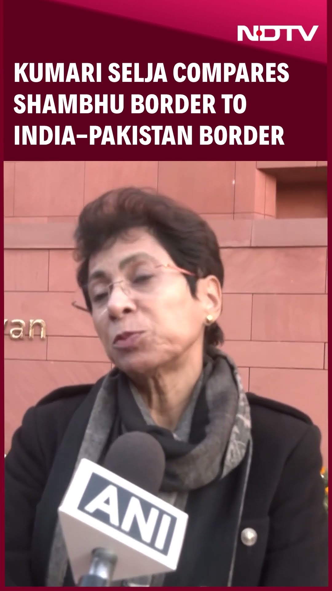 Shambhu Border News | “Shambhu Border Has Become Like India-Pakistan Border”: Kumari Selja