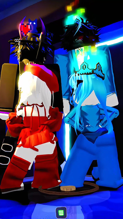 Hoy les tocó bailar a las niñas 💙❤️ #roblox #bailes #parejas #novios #edit