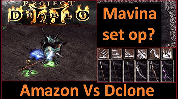 PD2 - S2 - Amazon Vs Dclone - Fire / Cold / Jab / Charged / Poison - (No commentary)