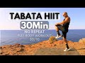 Tabata hiit 30min full body workout   no repeat  tabata 3010 