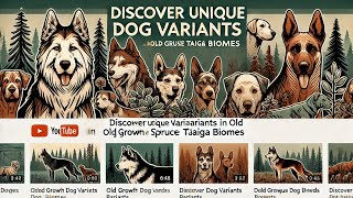 Discover Unique Dog Variants in Old Growth Pine and Spruce Taiga Biomes
