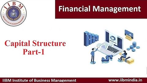 IIBM Institute | Financial Management | Capital Structure Part-1