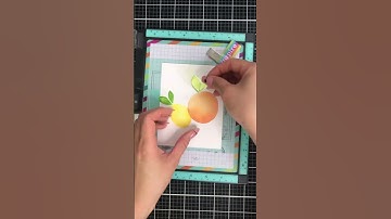 Citrus Card Tutorial | Taylored Expressions | Thanh Vo #cardmaking #cardmakingtutorial