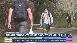 TULANE STUDENTS: Spring Semester begins after begin delayed.