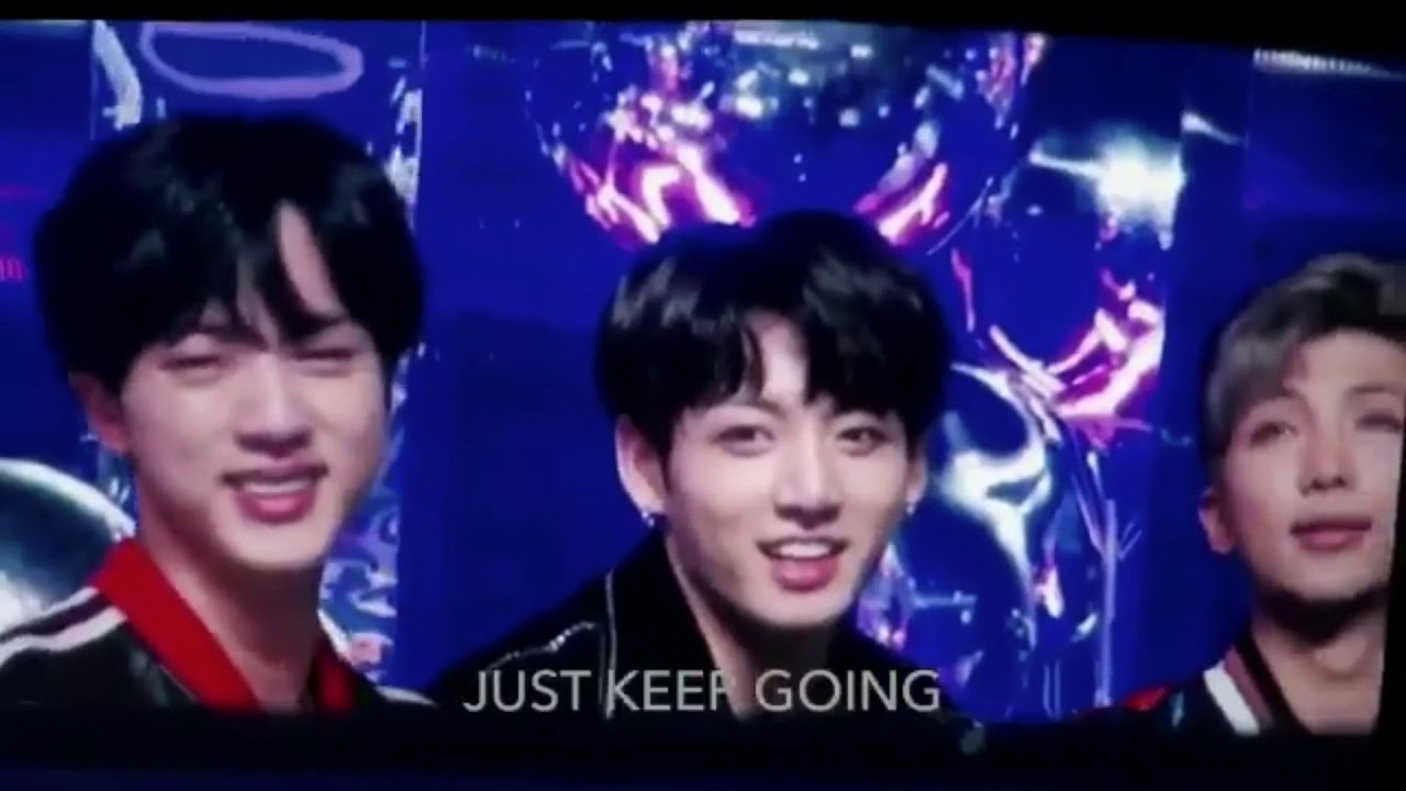 BTS JUNGKOOK, JIN, and RM Reaction to IU (speech) @MMA 2017. - YouTube