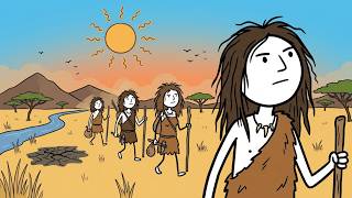 Why did ancient humans leave Africa due to climate change?