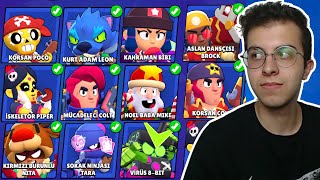 OYUNDAN KALDIRILAN EN İYİ 20 KOSTÜMÜ SIRALADIM !! BRAWL STARS