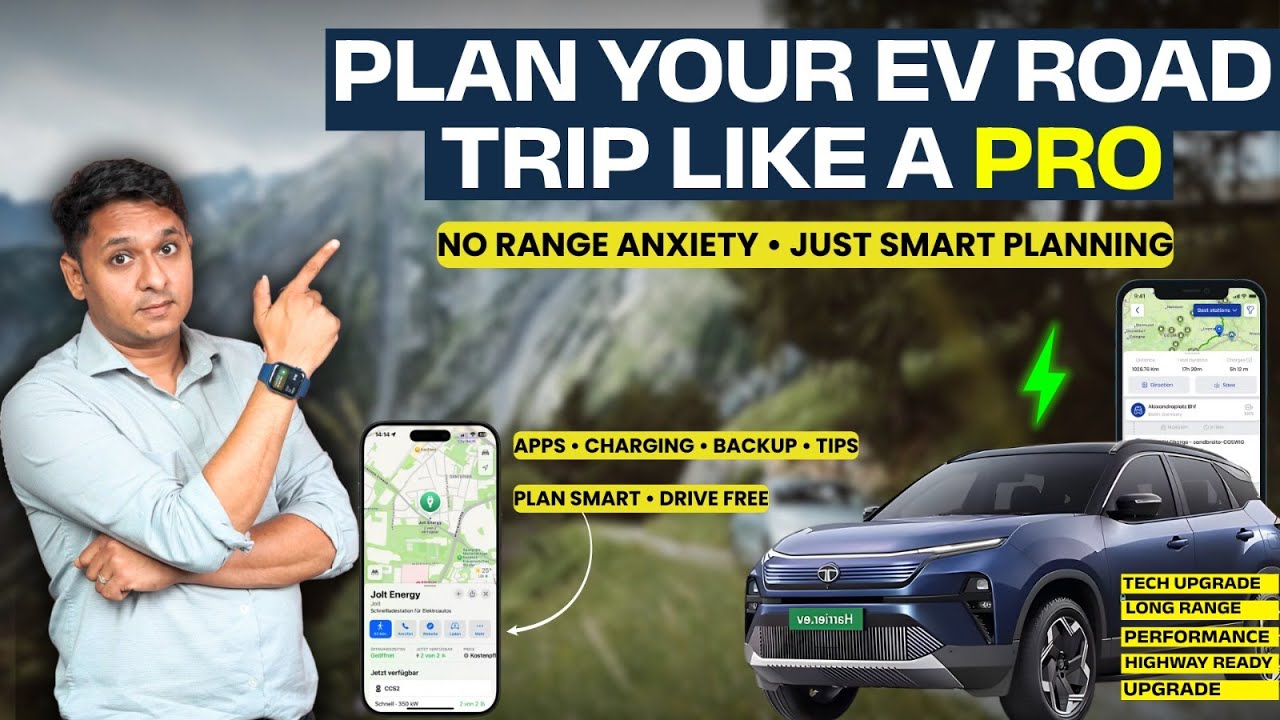 How to Plan a Perfect EV Road Trip in India | Charging Apps, Pro Tips ...
