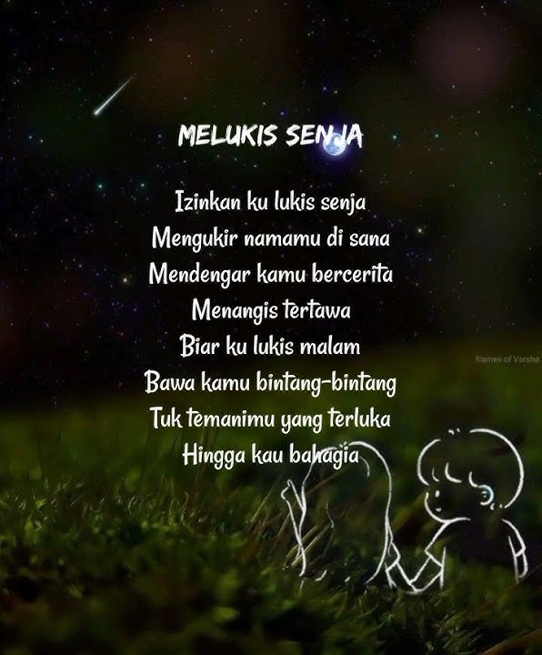 Lagu Melukis Senja Lirik - Budi Doremi #shortsvideo