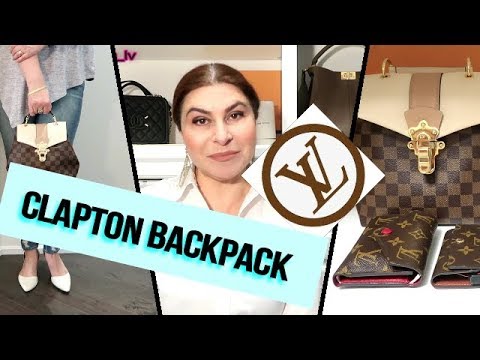 LOUIS VUITTON CLAPTON BACKPACK REVIEW, PROS/CONS, MODELING SHOTS 