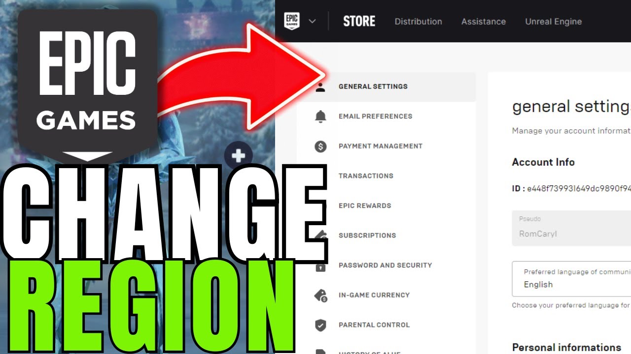 How to Change Epic Games Region to Turkey 2025 ( EASY! ) - YouTube