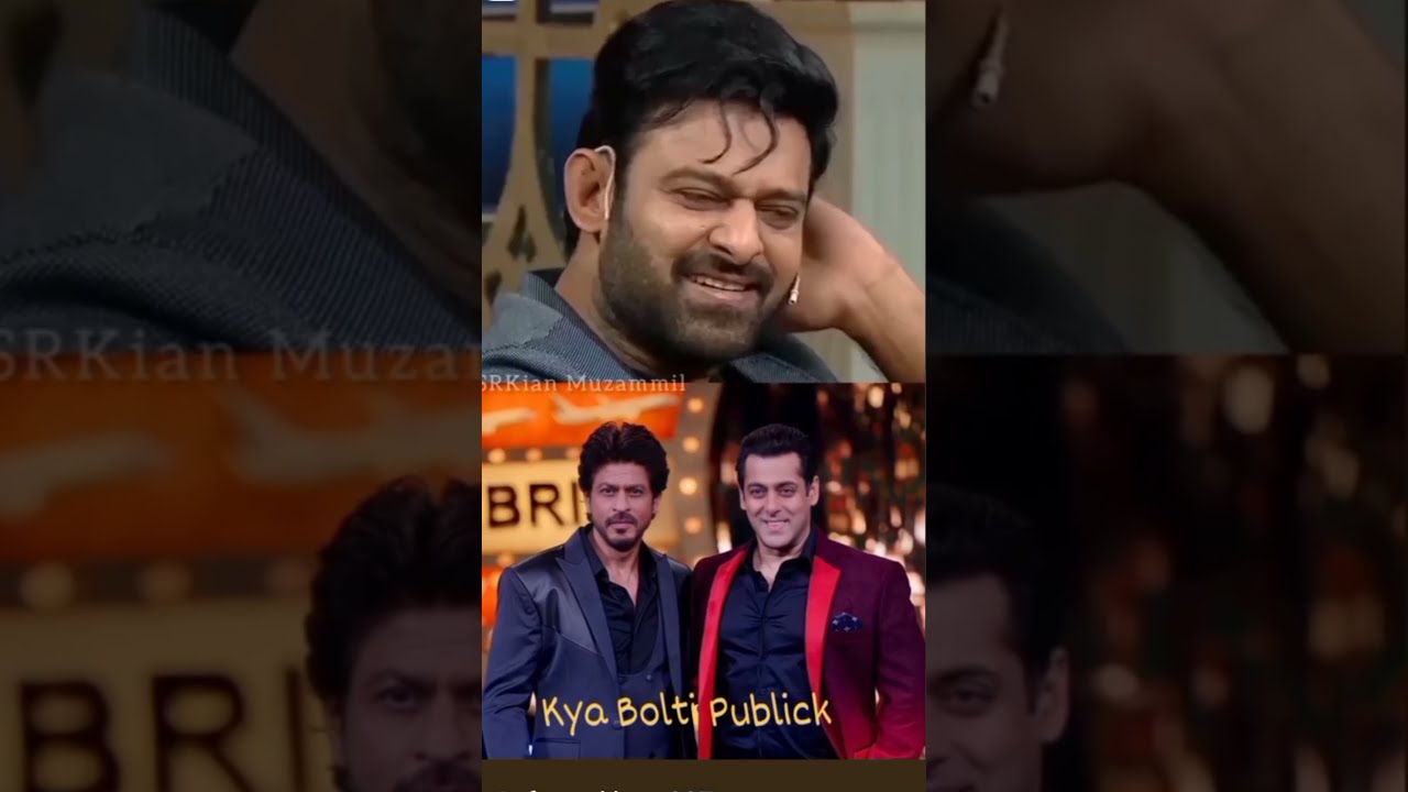 Prabhash tolking About Srk with salmankhan || #prabhas #shahrukh #salmankhan