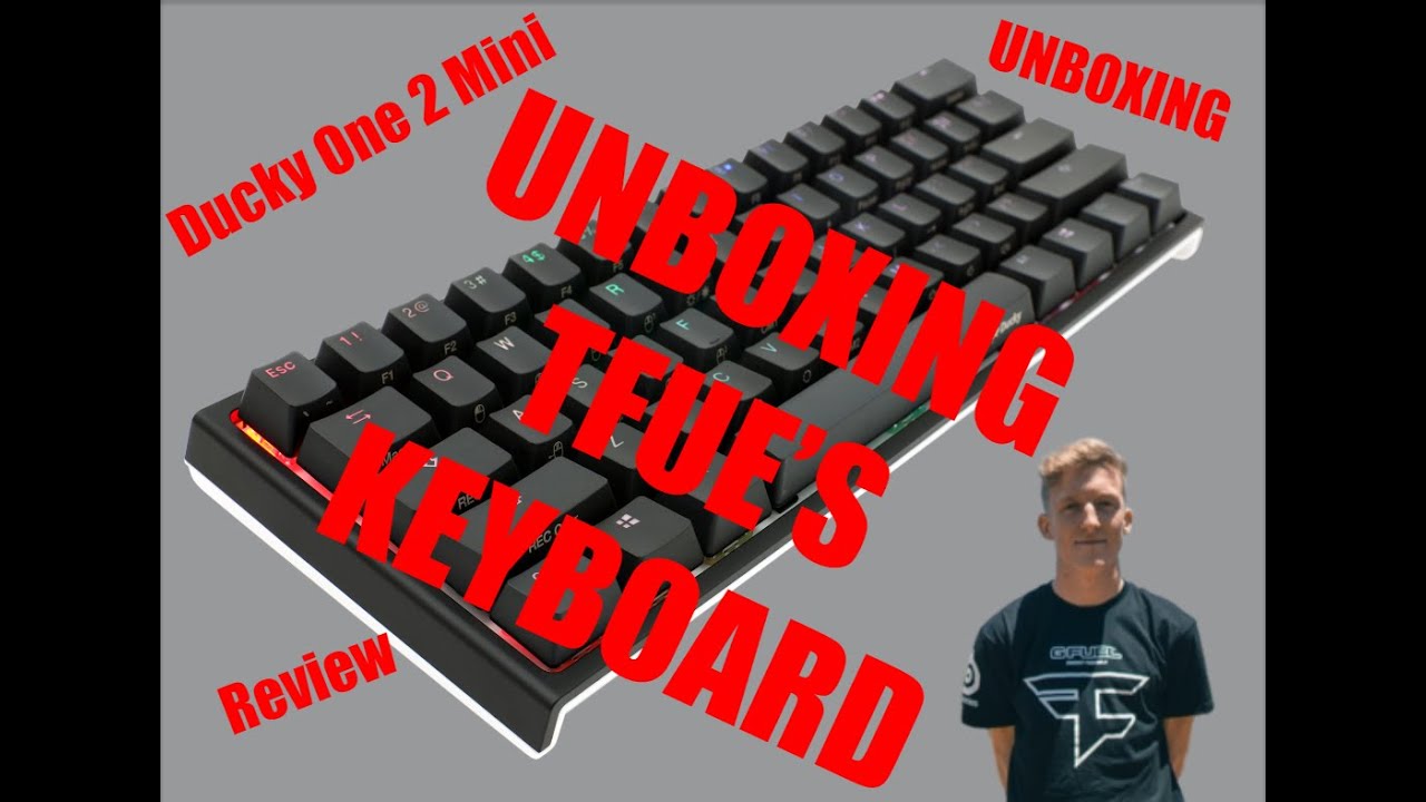 Unboxing Tfue’s Keyboard ( Ducky One 2 Mini)