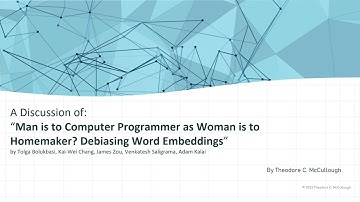 A Discussion of: “Man is to Computer Programmer as Woman is to Homemaker? Debiasing Word Embeddings”