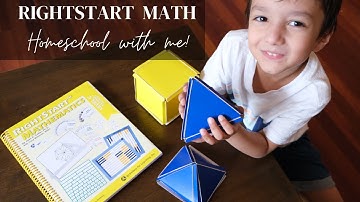 Homeschool With Me || RightStart Math || All About Making Pyramids!