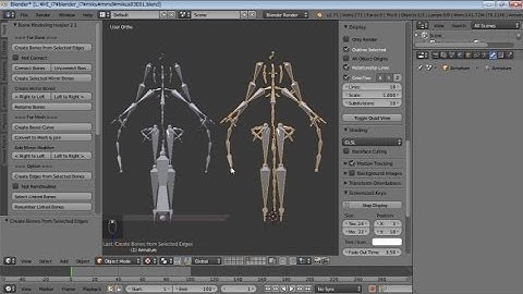 Blender Add-on: Bone Modeling Helper ver.2.1 (ENG)