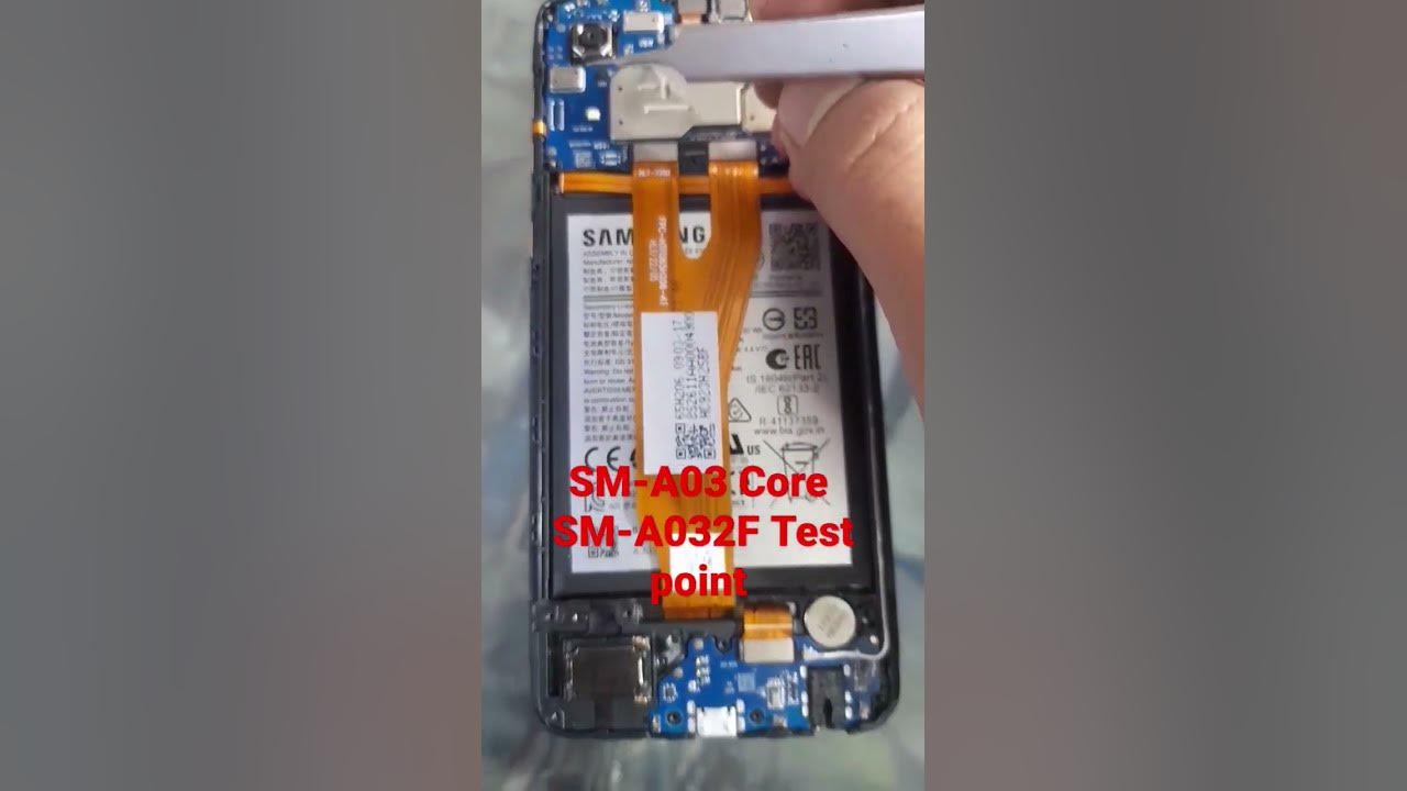 SMA03 Core SMA032F Test point samsung YouTube