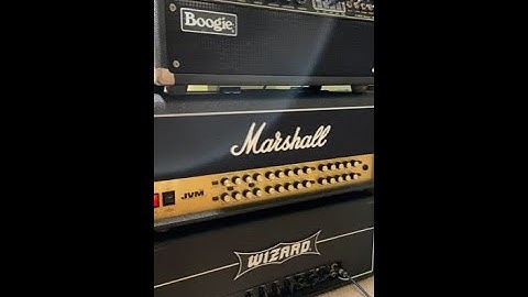 High Gain Shootout: Marshall JVM, Mesa IIC+, Wizard MC100, Monomyth Black Sun