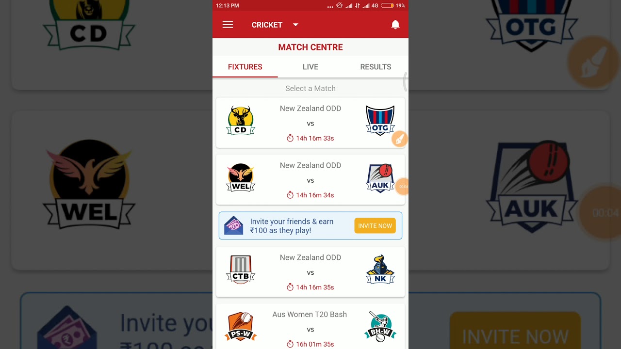 CD vs OTG 7th match Ford Trophy Dream 11 team ||Playing 11(Central Districts vs Otago)