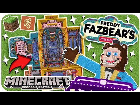  ✨️ I Build Freddy Fazbear Pizza Palace in Minecraft ✨️ [Three Floors Under Renovation]