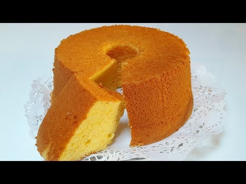 Orange Chiffon Cake (Light & Fluffy)