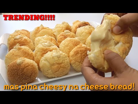 OMG! KALASA NG BAVARIAN YUNG FILLING- NEW TRENDING CHEESE BREAD NA LALO PANG PINA CHEESY!