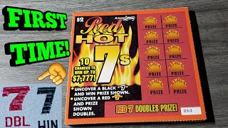 🔥AWESOME WINS🔥 $2 RED HOT 7'S - ARIZONA LOTTERY SCRATCH OFF TICKETS