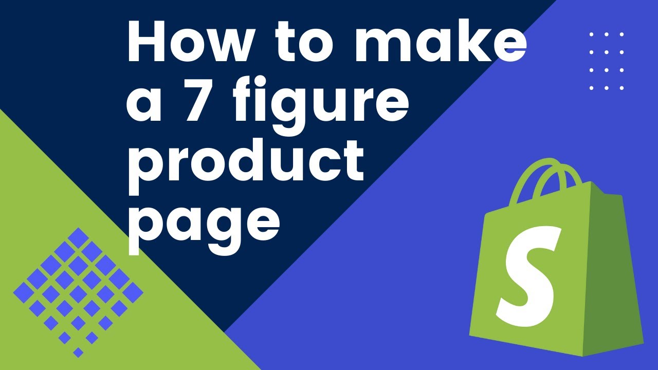 How to make a high converting product page (SHOPIFY DROPSHIPPING) - YouTube
