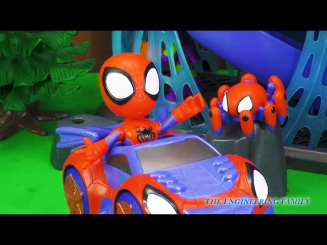 VTech Spidey and His Amazing Friends Marble Rush Circuit Équipe Spidey en  action !
