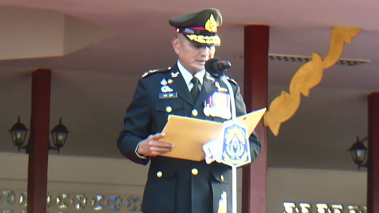 ชุมพร  มทบ.44 จัดกิจกรรมกระทำสัตย์ปฏิญาณตนต่อธงชัยเฉลิมเนื่องในวันกองทัพไทย